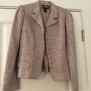 Ralph Lauren Rugby Silk/Linen Blazer. SZ 10
